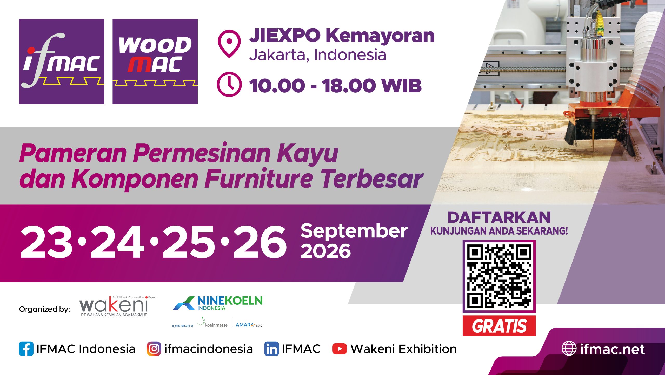 IFMAC WOODMAC 2026 Siap Digelar, 23 – 26 September 2026